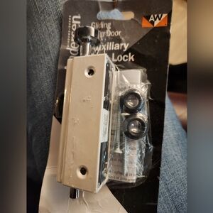 Andersen Auxiliary Security Lock, Foot Latch - White